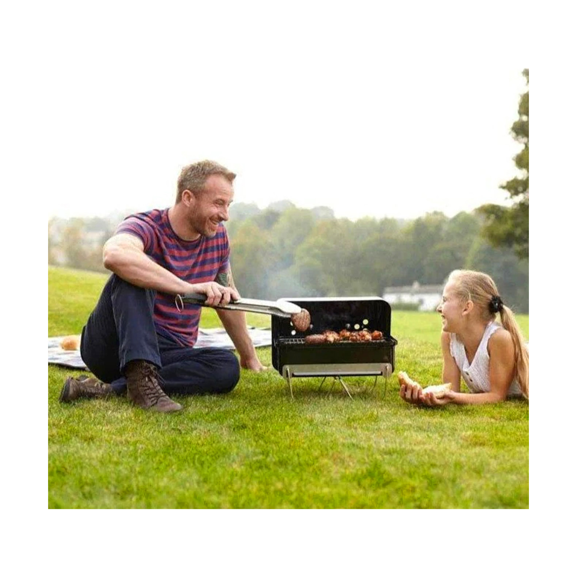 Grelhador Weber Portátil a Carvão Go-Anywhere