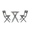 Conjunto Mesa Redonda 60cm e 2 Cadeiras Jardim Conjunto Mesa Redonda 60cm e 2 Cadeiras Jardim