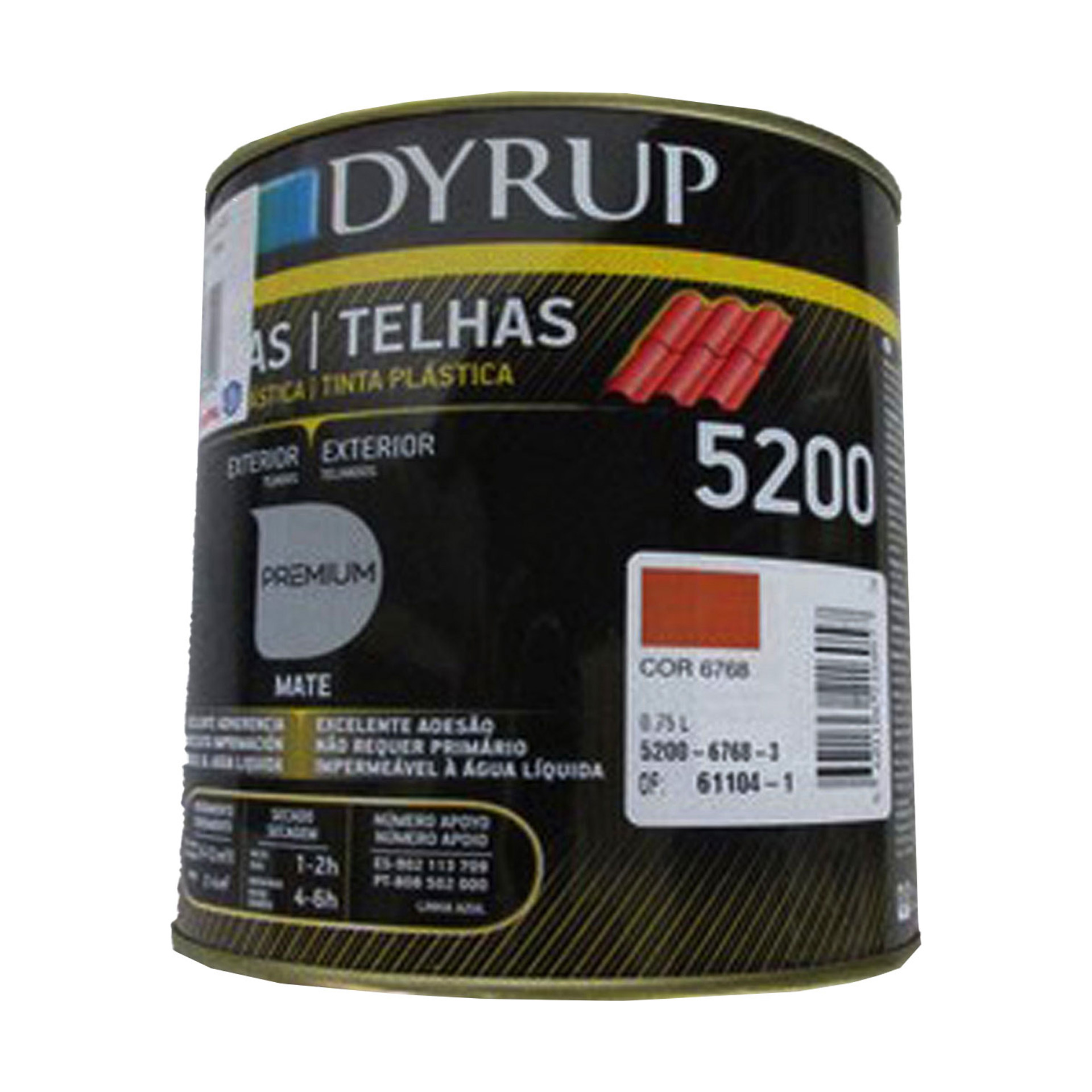 Tinta Telhas Tradicional 750ml - Dyrup