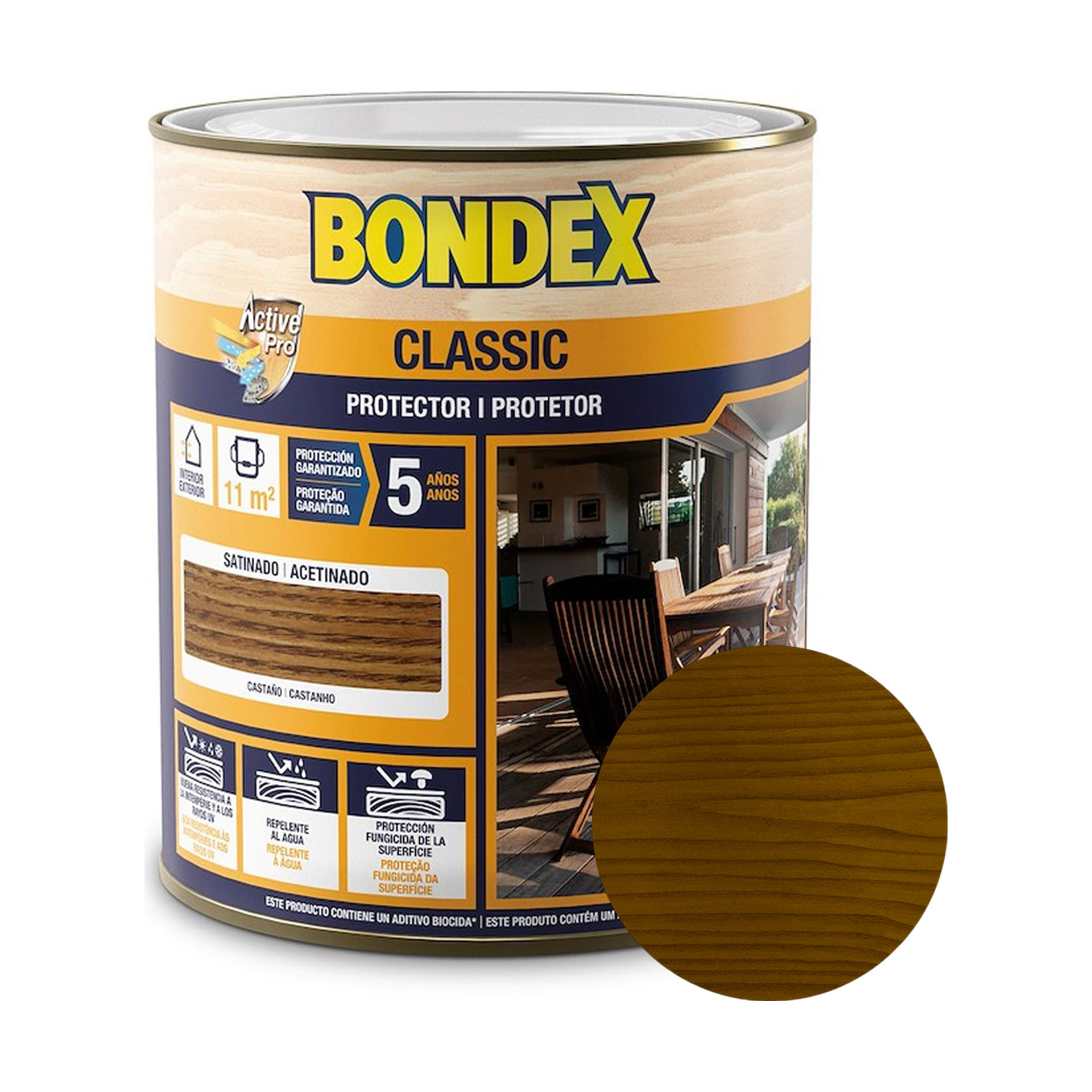 Bondex Classic Protetor Madeira Acetinado 750ml