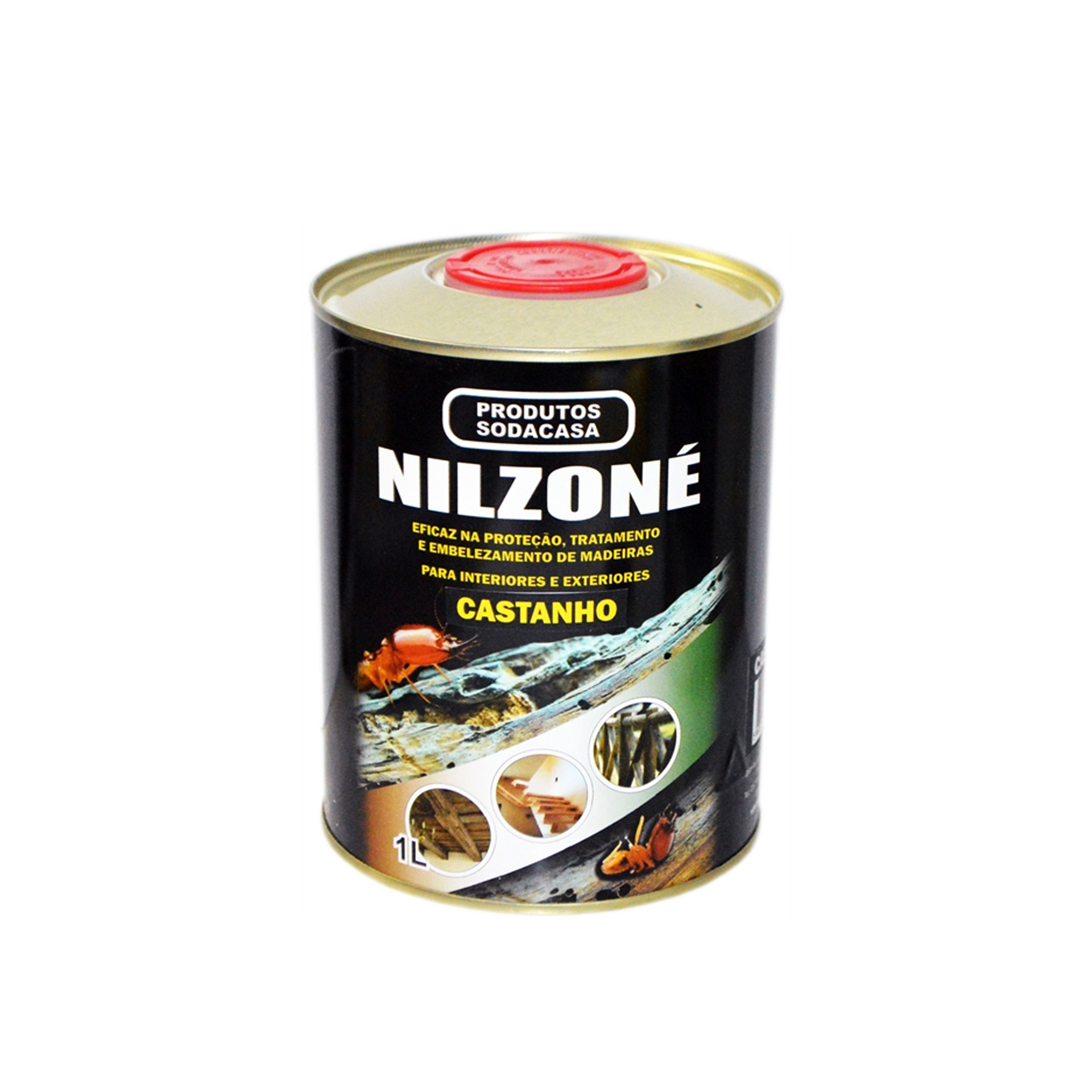 Tratamento de Madeiras Nilzone Castanho Lata 1L