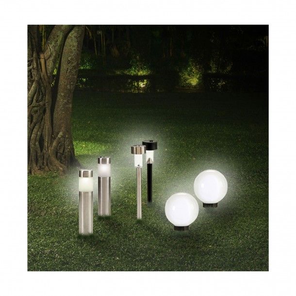 Candeeiro Solar Cilíndrico para Exterior Candeeiro Solar Cilíndrico para Exterior