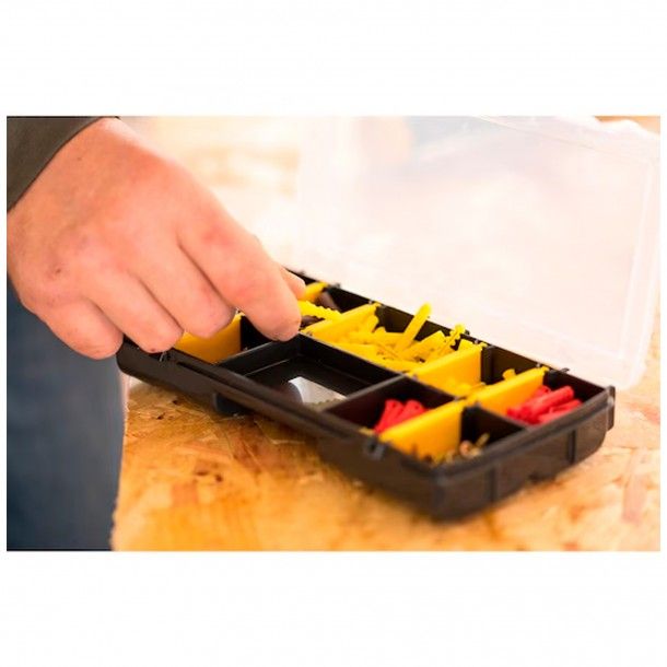 Organizador Básico 10 Divisórias STST81679-1 Stanley Organizador Básico 10 Divisórias STST81679-1 Stanley