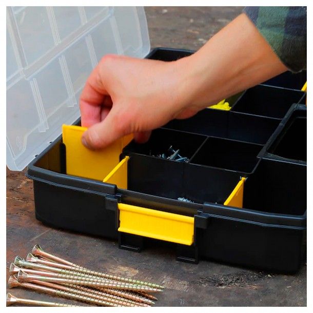 Organizador Sortmaster 14 Divis�rias 1-97-483 Stanley