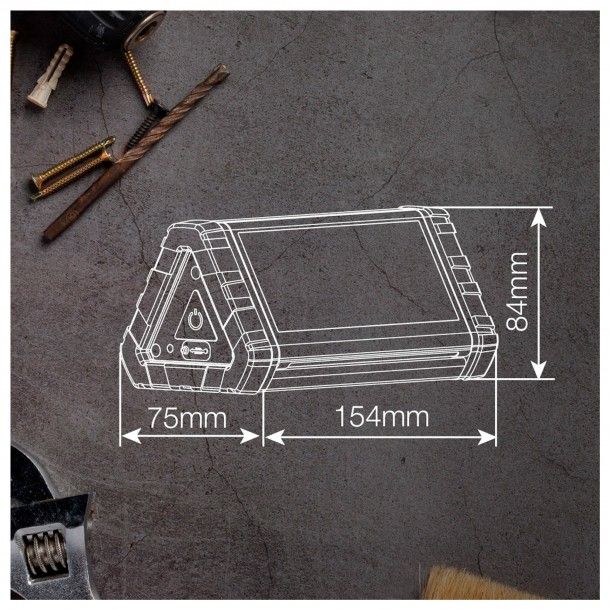 Lanterna de Trabalho LED Recarregável 1000Lm 10W GSC Lanterna de Trabalho LED Recarregável 1000Lm 10W GSC