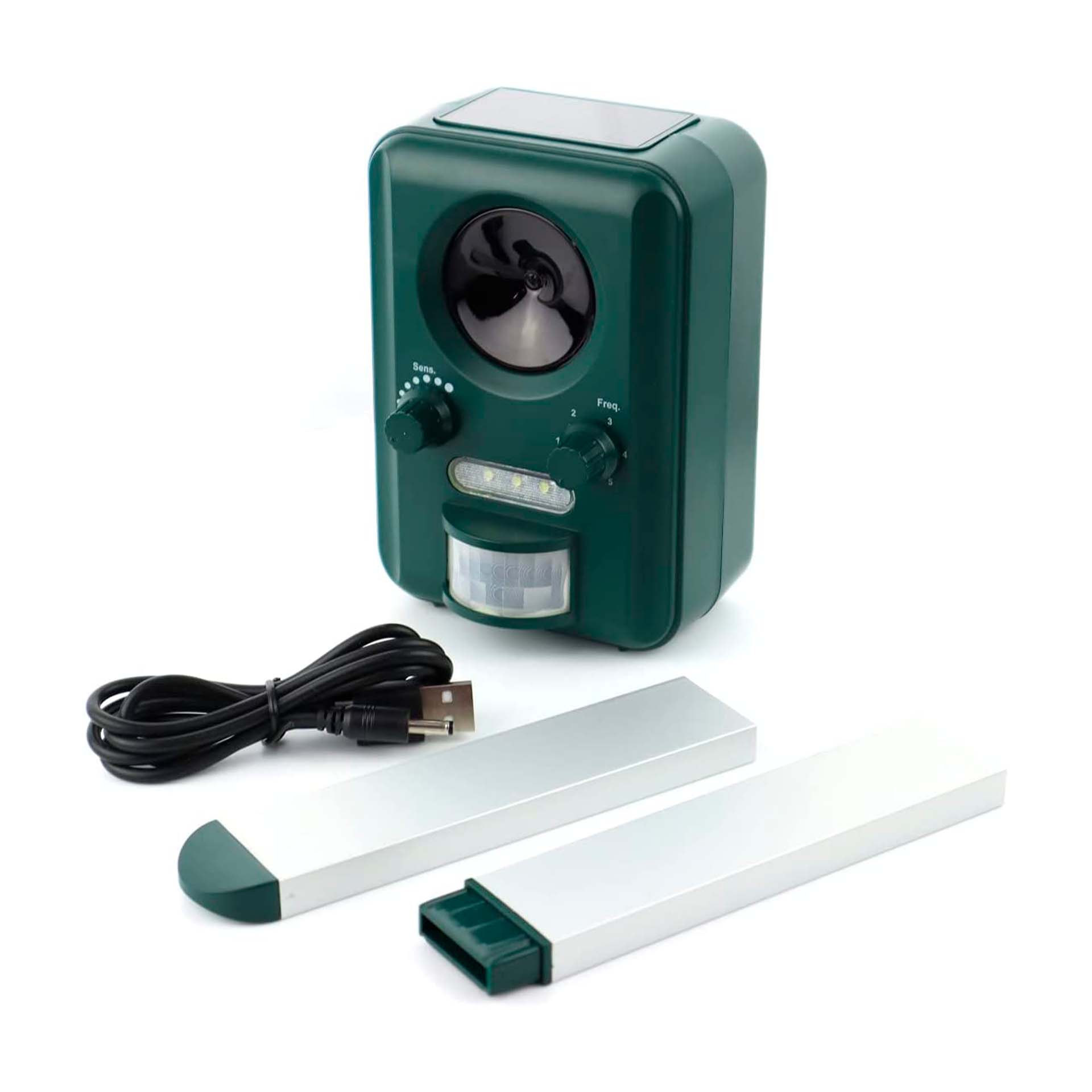 Repelente Solar e Pilhas para Animais Ultrassónico Aqua Control