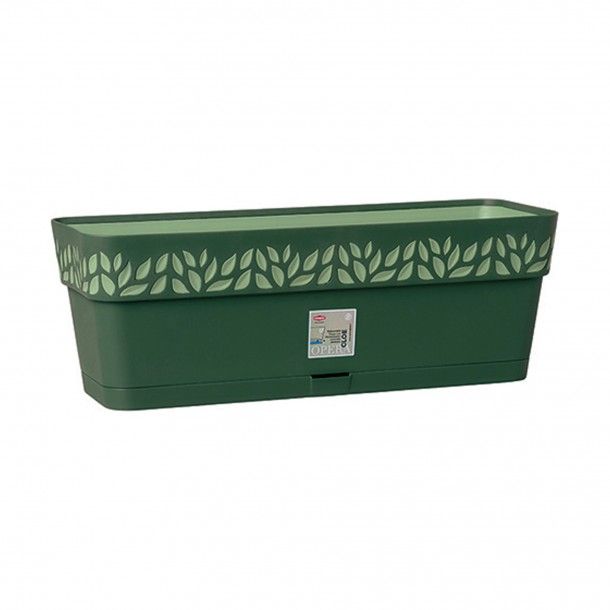 Floreira Plstico Cloe Verde Oliva - 50 cm
