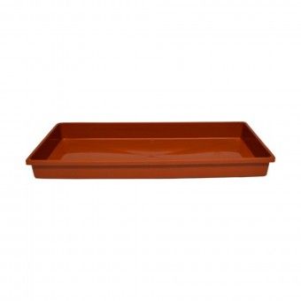 Prato Floreira Retangular Terracota - 38 cm