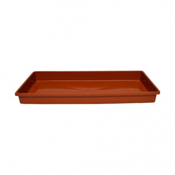 Prato Floreira Retangular Terracota - 38 cm