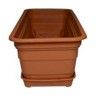 Floreira Plástico Europa com Prato Terracota - 50 cm Floreira Plástico Europa com Prato Terracota - 50 cm