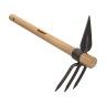 Diabito de 3 Dentes com Cabo Madeira 40cm Vito Diabito de 3 Dentes com Cabo Madeira 40cm Vito