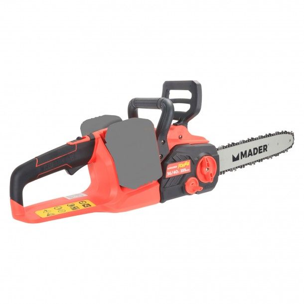 Motosserra 36/40V 355mm + Carregador 21V + 2 Baterias 4.0Ah Mader Motosserra 36/40V 355mm + Carregador 21V + 2 Baterias 4.0Ah Mader