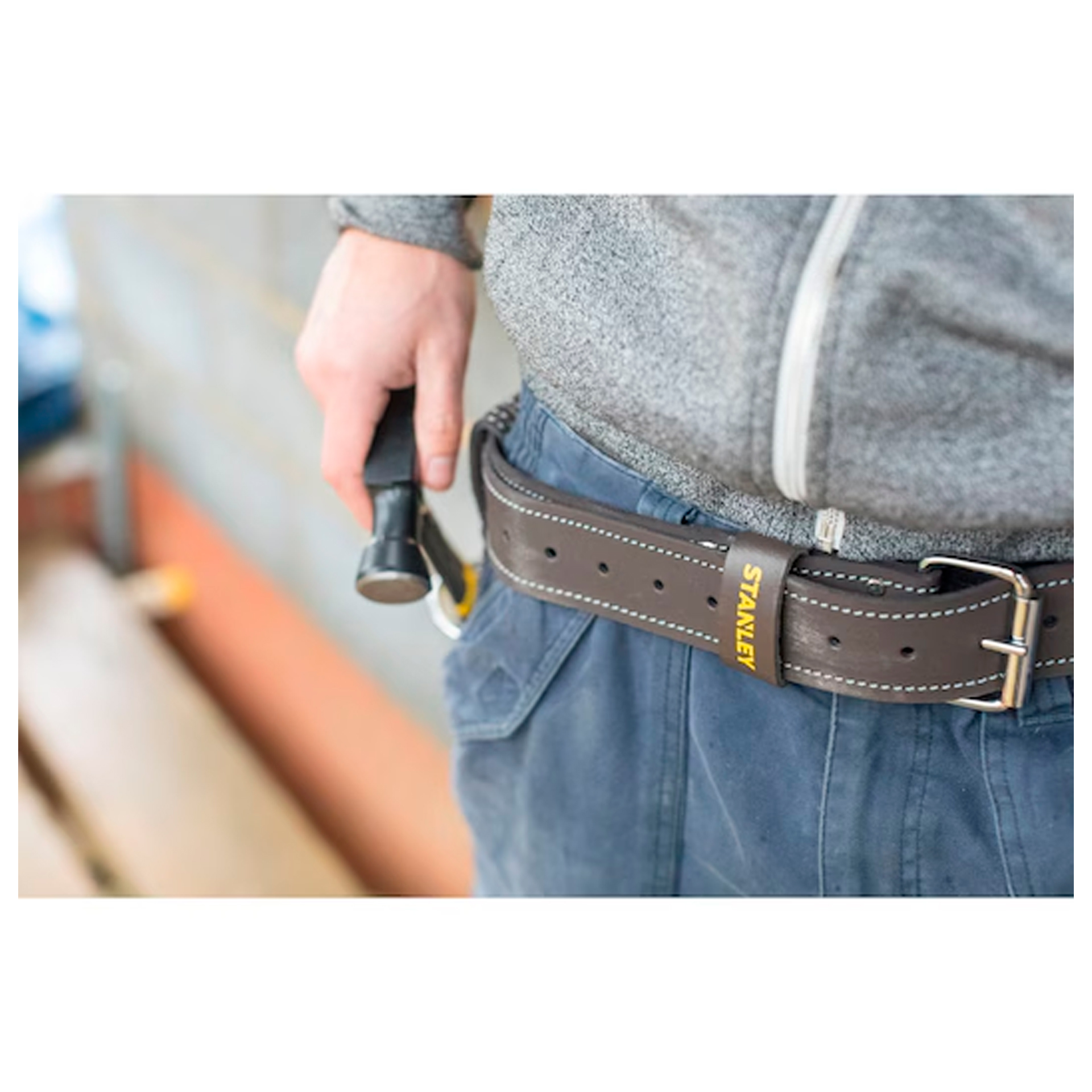 Cinto em Pele STST1-80119 Stanley