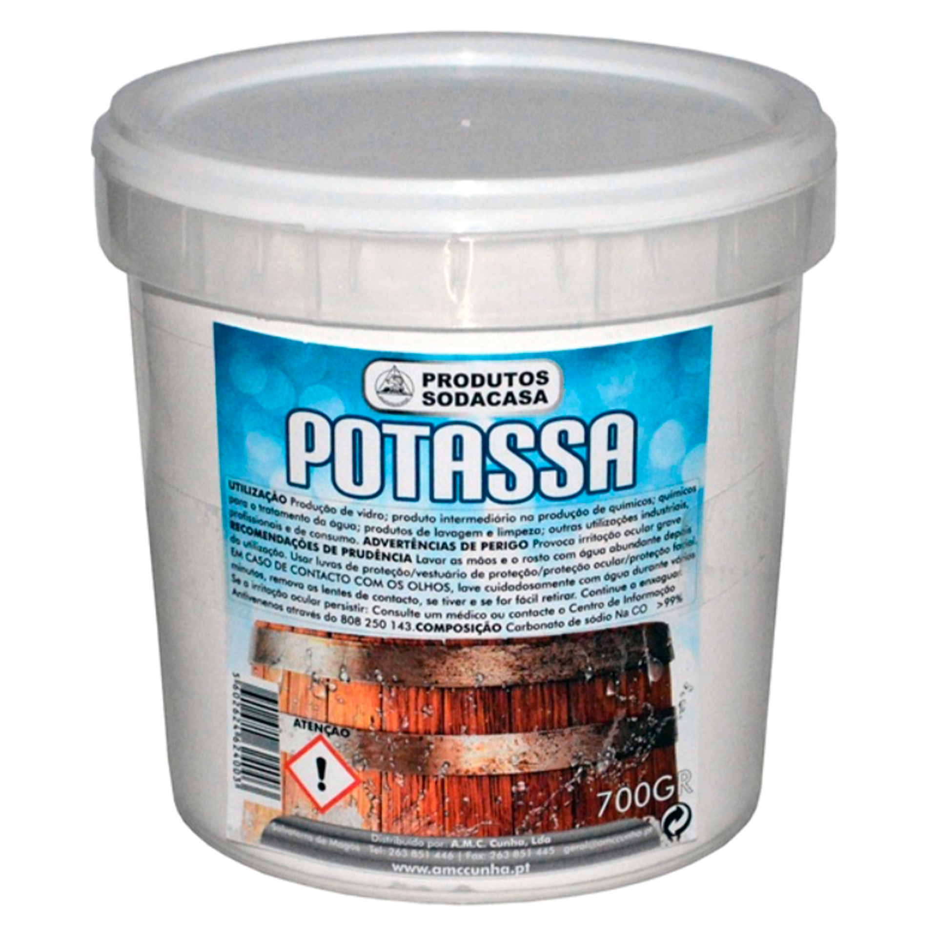 Potassa Carbonato Sódio Leve 700g