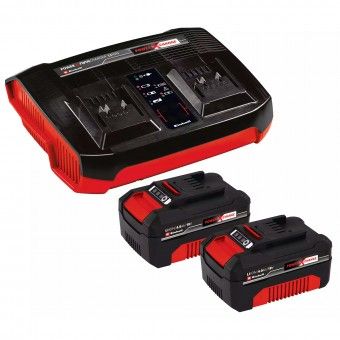 Kit 2 Baterias 18V 4.0Ah Twincharger Power X-Change Einhell