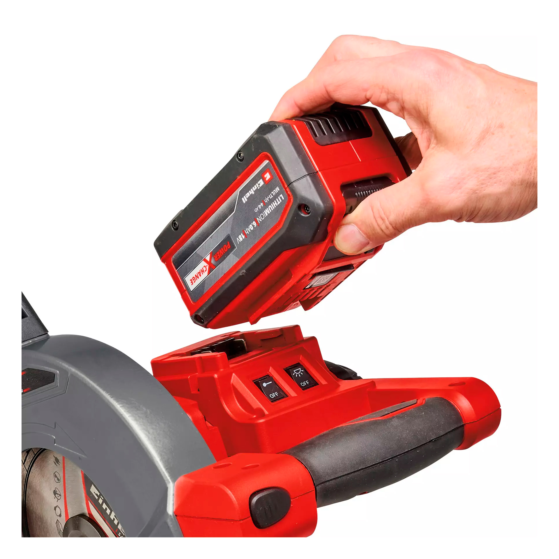 Serra de Meia Esquadria a Bateria 210mm 18V TE-MS 18/210 Li Einhell