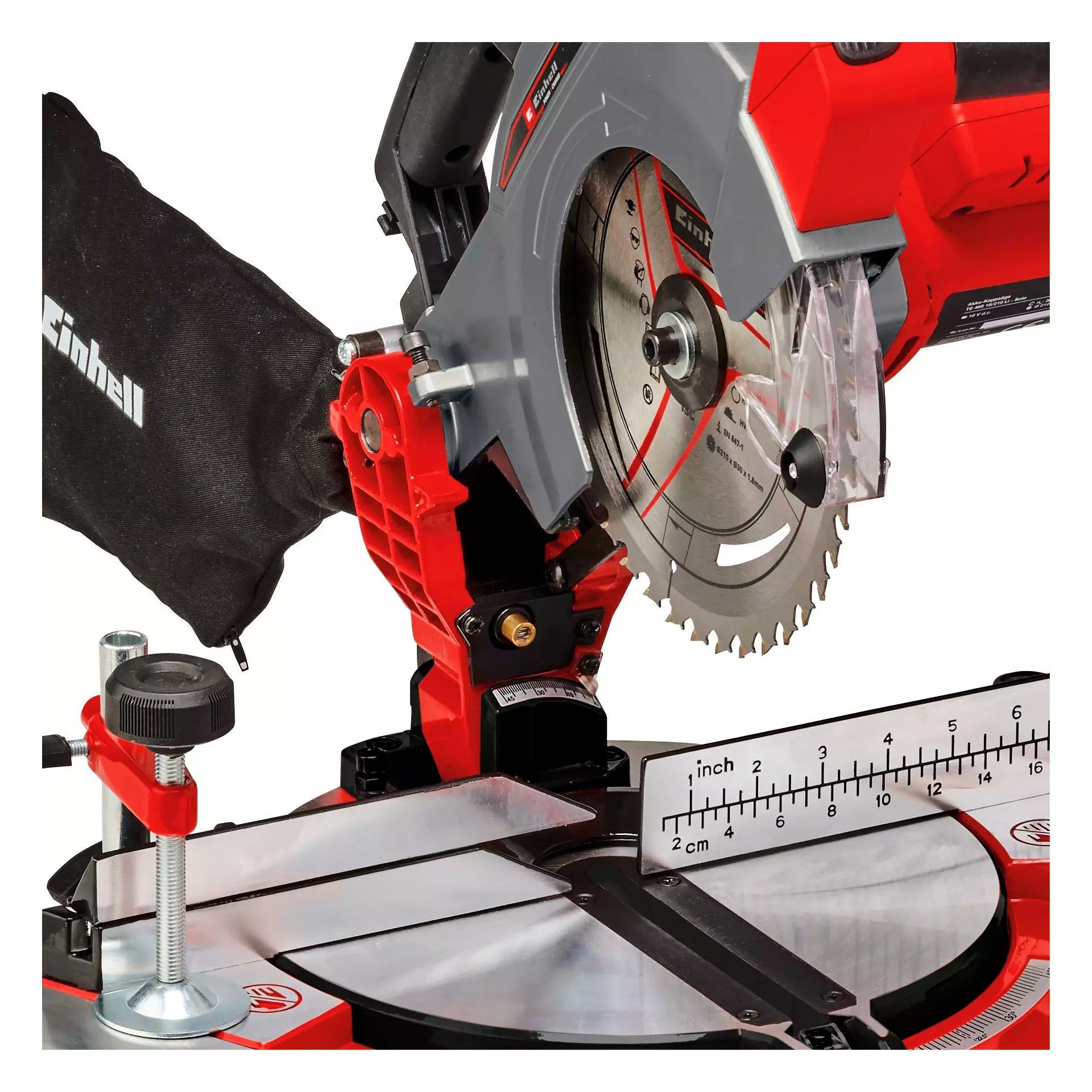Serra de Meia Esquadria a Bateria 210mm 18V TE-MS 18/210 Li Einhell