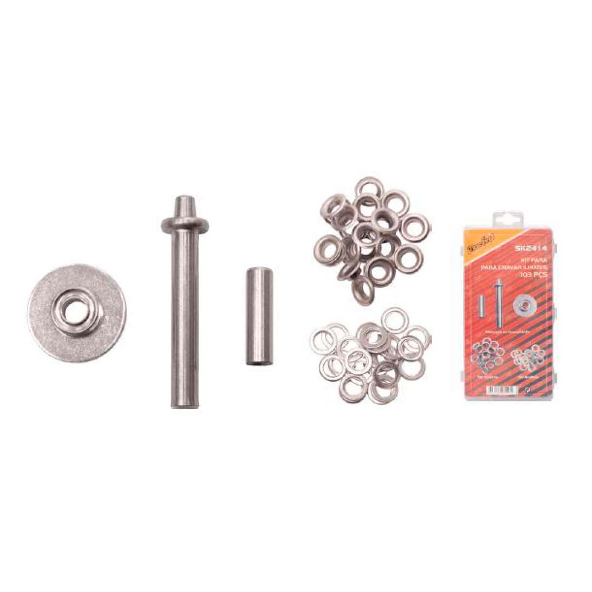 Kit para Cravar Ilhós SK2414 103 Peças