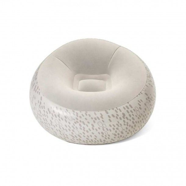 Puff Insuflável Redondo Bege Ø 112cm Puff Insuflável Redondo Bege Ø 112cm