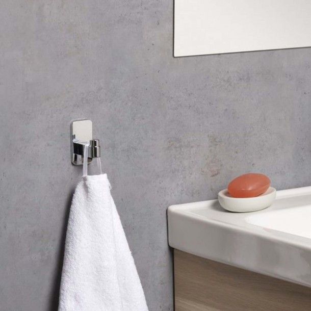 Cabide de Parede de Colar Slim Inox Cromado Tatay Cabide de Parede de Colar Slim Inox Cromado Tatay