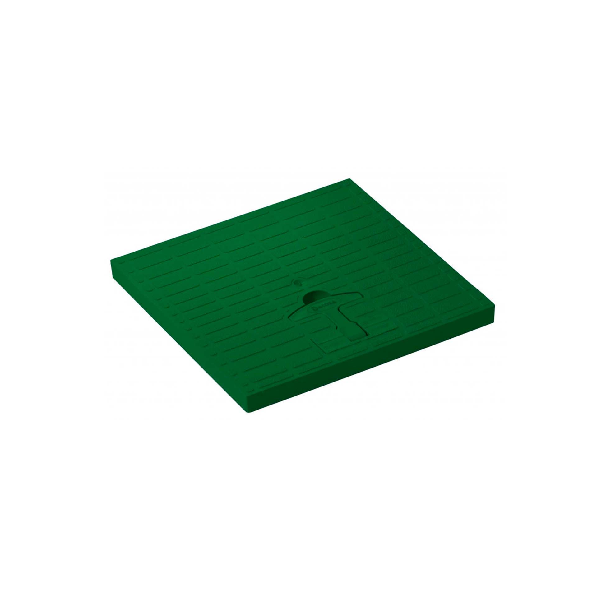 Tampa com Manípulo Verde 40x40cm Dakota