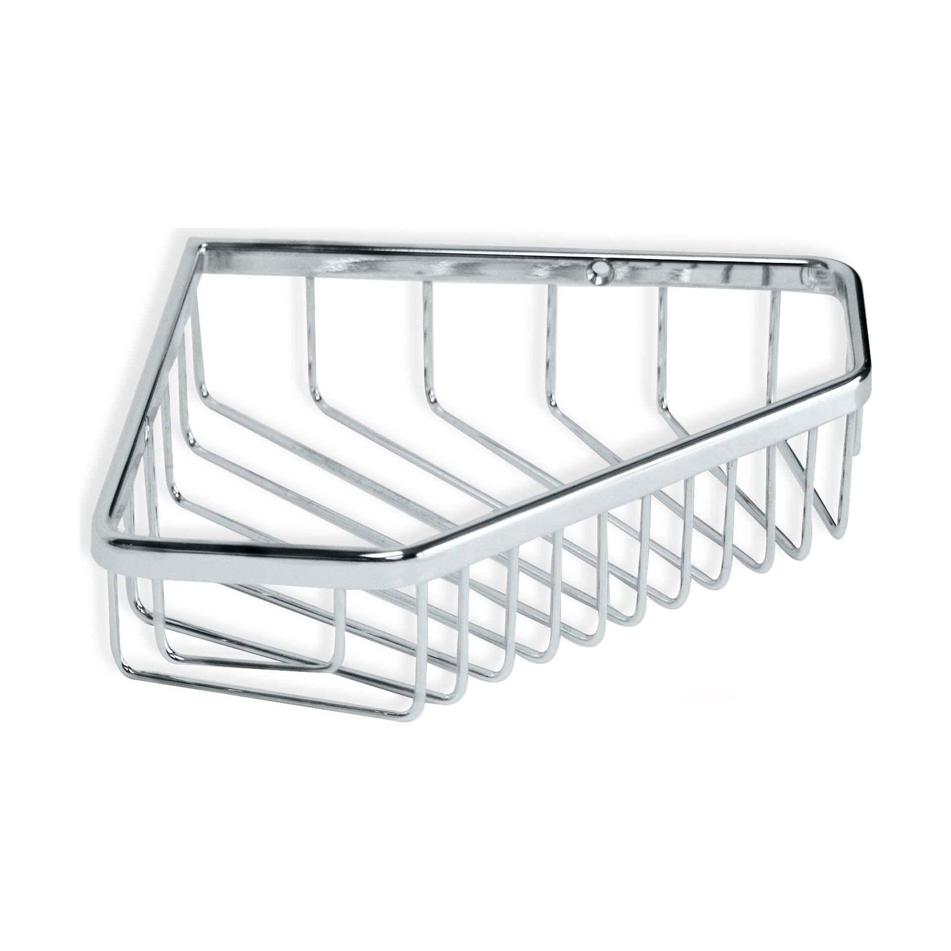 Saboneteira de Canto Krom 17x17x4.5cm Inox Tatay