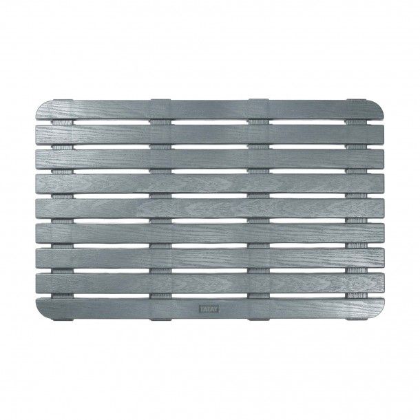 Estrado para Duche Antracite Cinza 80x50cm Tatay