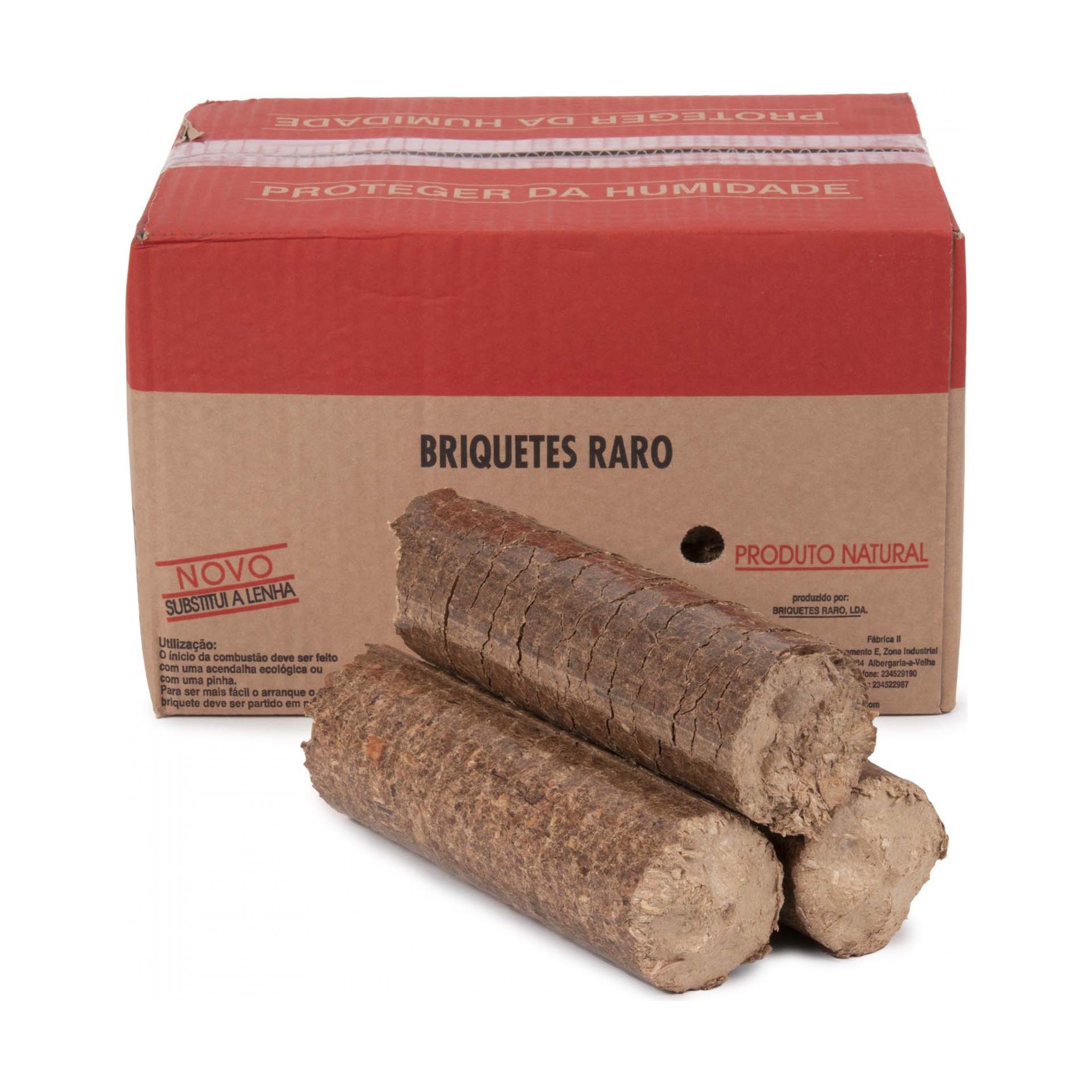 Briquetes de Madeira 6,5x24cm 10 Uni