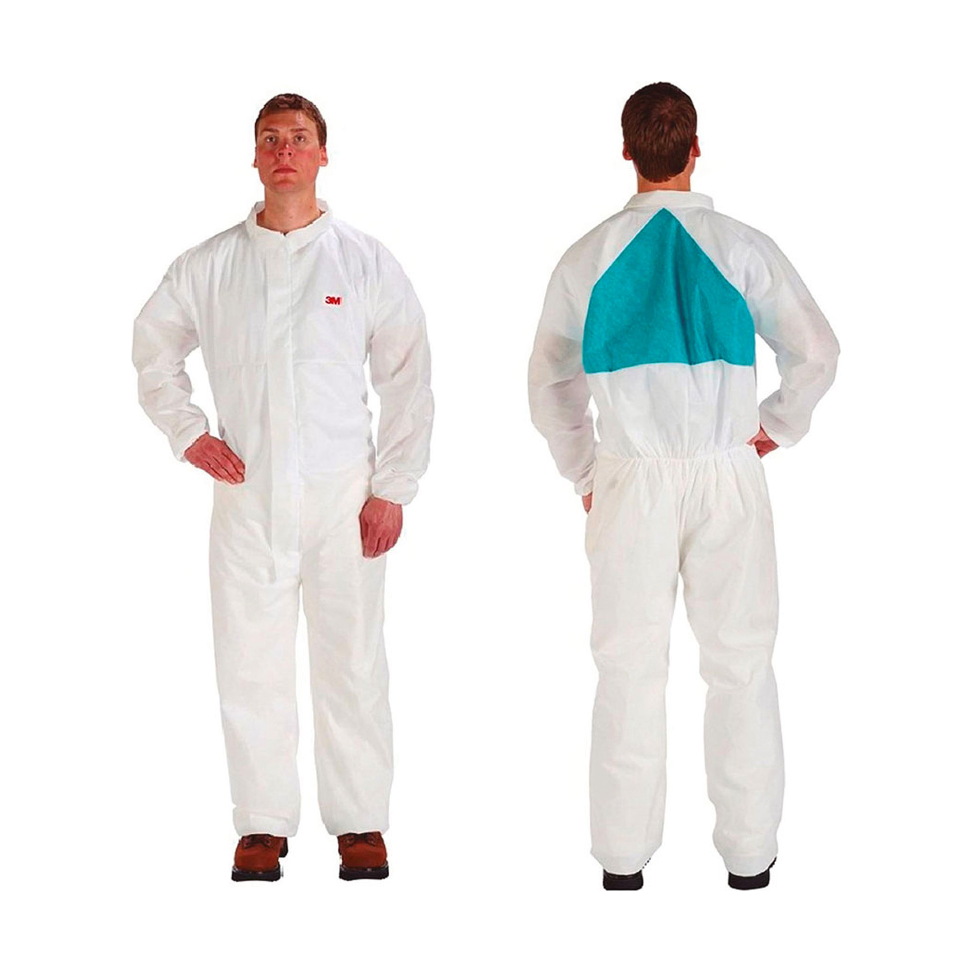 Fato Proteção Branco e Verde Tipo 5/6 M