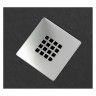 Grelha para Base de Duche 120x120mm Quadriculado Inox Escovado Grelha para Base de Duche 120x120mm Quadriculado Inox Escovado