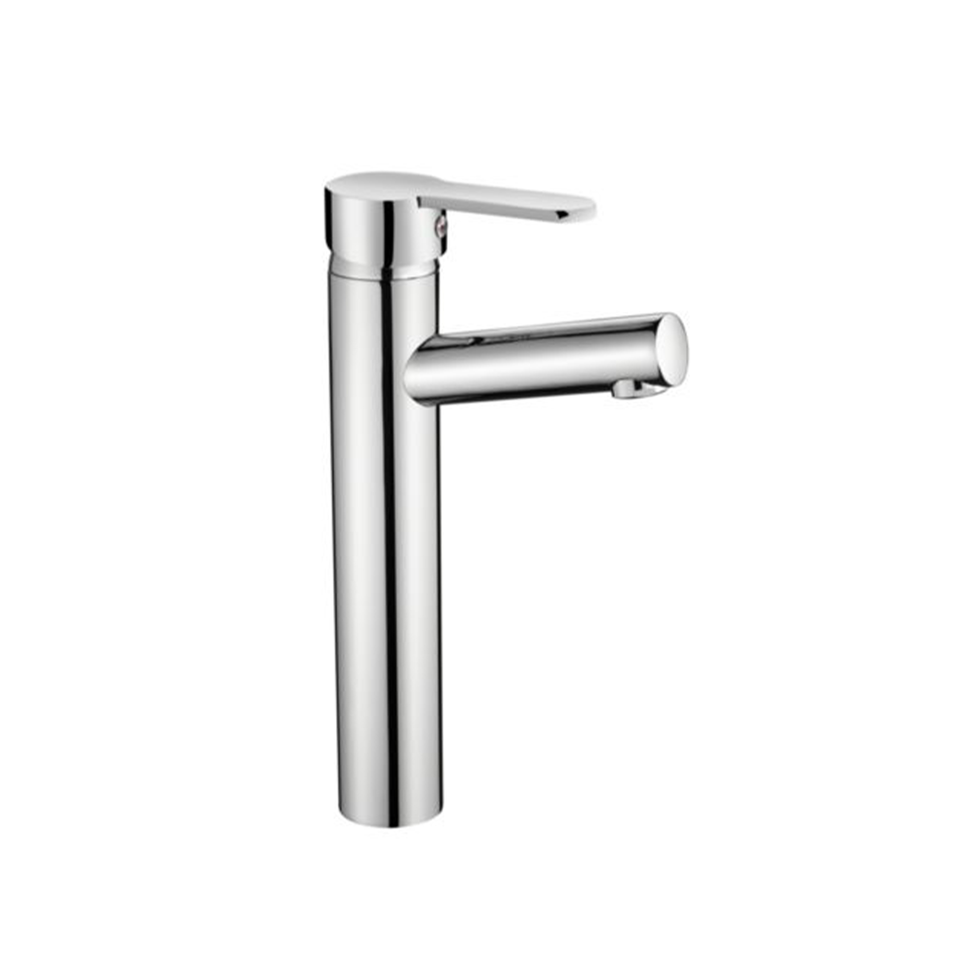 Torneira para Lavatório Monocomando Cano Alto Plaza Latão Cromado