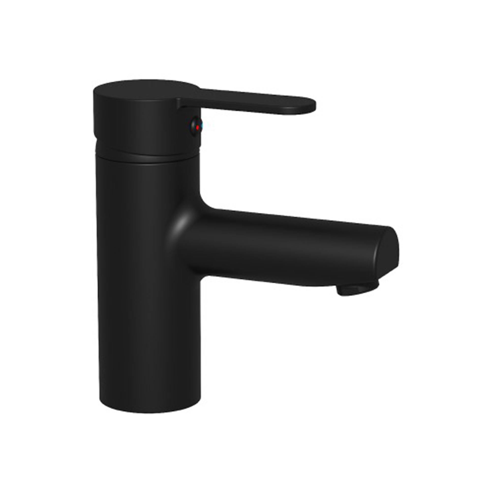 Torneira para Lavatório Monocomando Plaza Latão Preto Mate