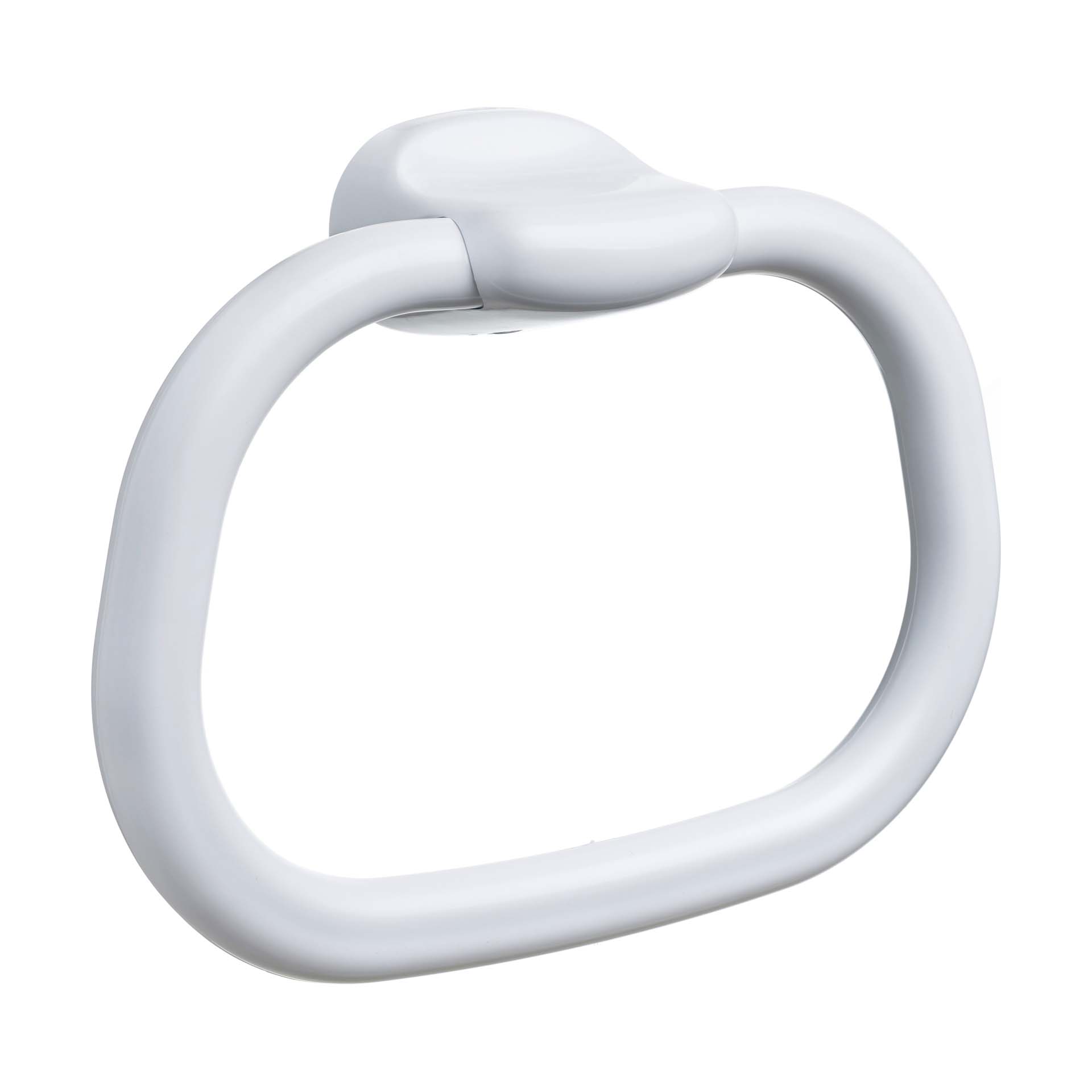 Toalheiro Argola Olympia Polipropileno Branco Tatay