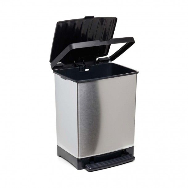 Balde de Lixo Cozinha 25L Metalizado Tatay Balde de Lixo Cozinha 25L Metalizado Tatay