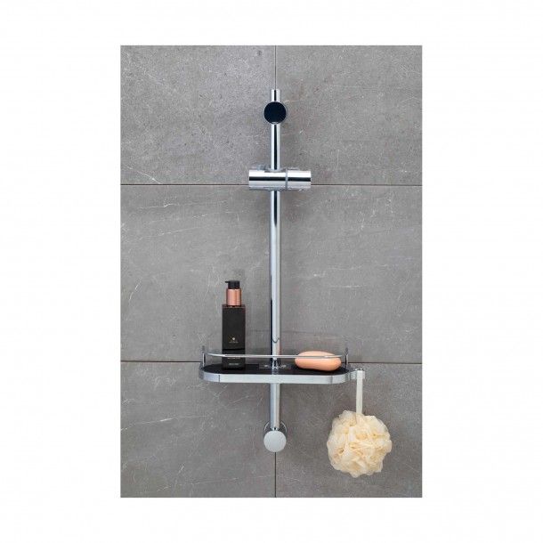 Estante para Duche 30.5x6.5x12cm Inox Tatay Estante para Duche 30.5x6.5x12cm Inox Tatay