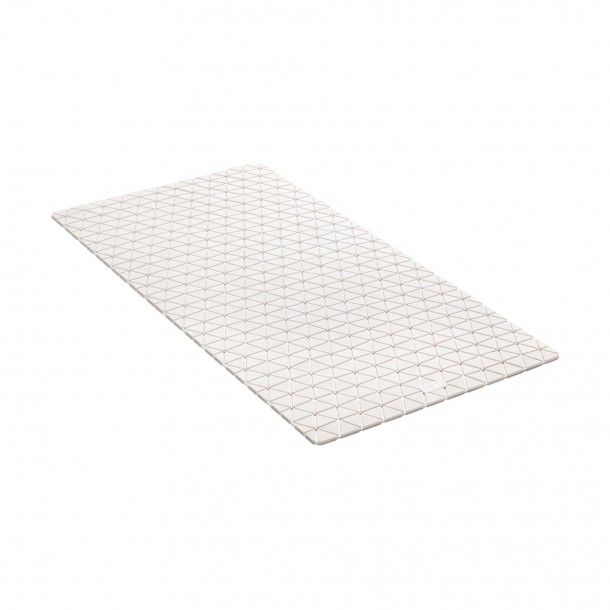 Tapete Antiderrapante 72x36cm Branco Tatay