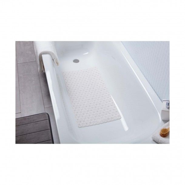 Tapete Antiderrapante 72x36cm Branco Tatay Tapete Antiderrapante 72x36cm Branco Tatay
