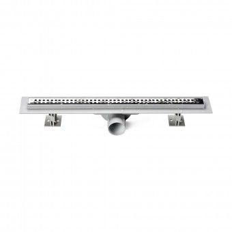 Canalete de Duche 500x36mm com Grelha Inox 304 Quadriculada Easy