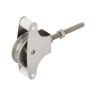 Roldana de Estendal com Parafuso e Porca M6x Ø39mm Mod.22 Inox - 2UNI Roldana de Estendal com Parafuso e Porca M6x Ø39mm Mod.22 Inox - 2UNI