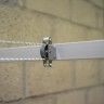 Roldana de Estendal com Parafuso e Porca M6x Ø39mm Mod.22 Inox - 2UNI Roldana de Estendal com Parafuso e Porca M6x Ø39mm Mod.22 Inox - 2UNI