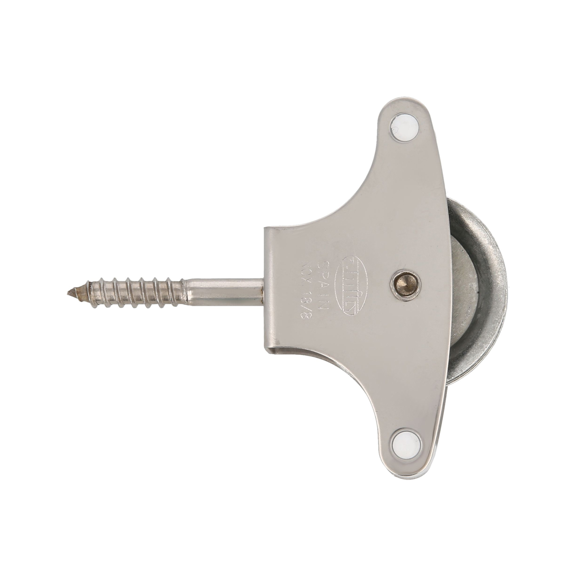 Roldana de Estendal com Parafuso e Porca M6x Ø39mm Mod.21 Inox - 2UNI