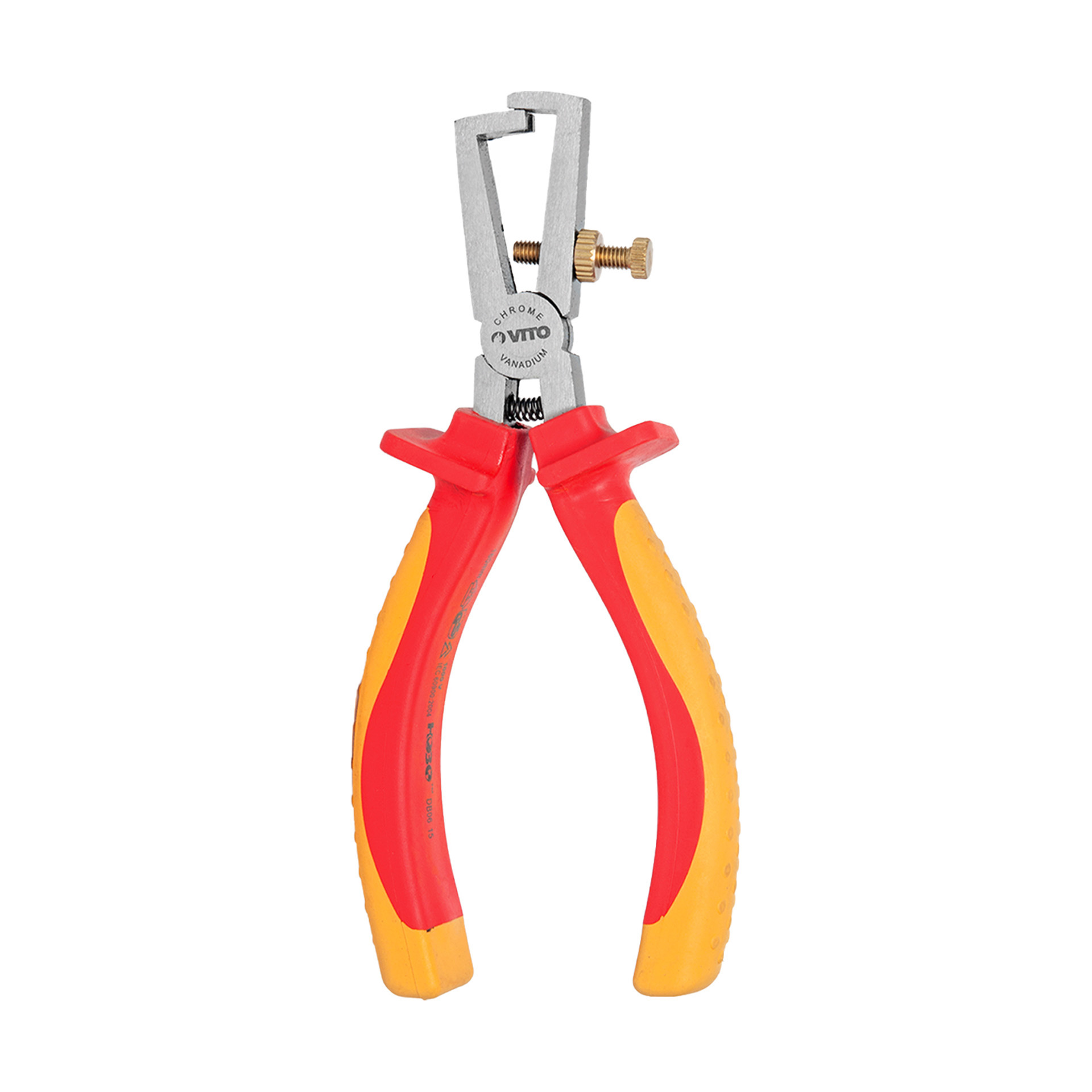 Alicate de Descarnar Fios Isolado VDE