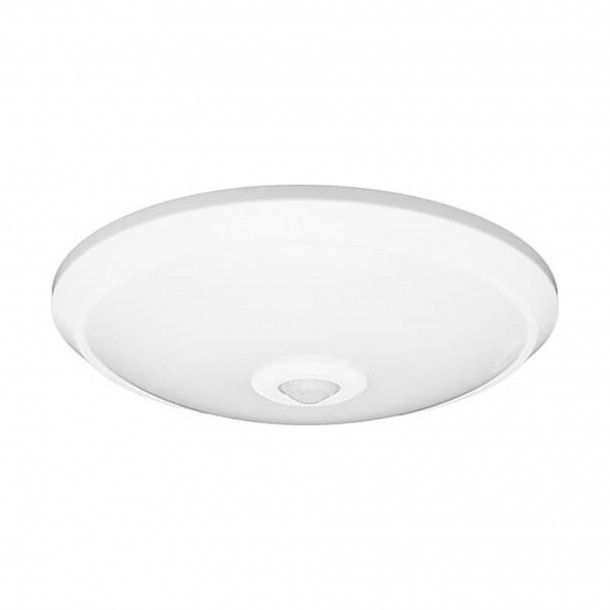 Candeeiro de Teto Plafon LED Redondo com Sensor Infravermelho 6500K