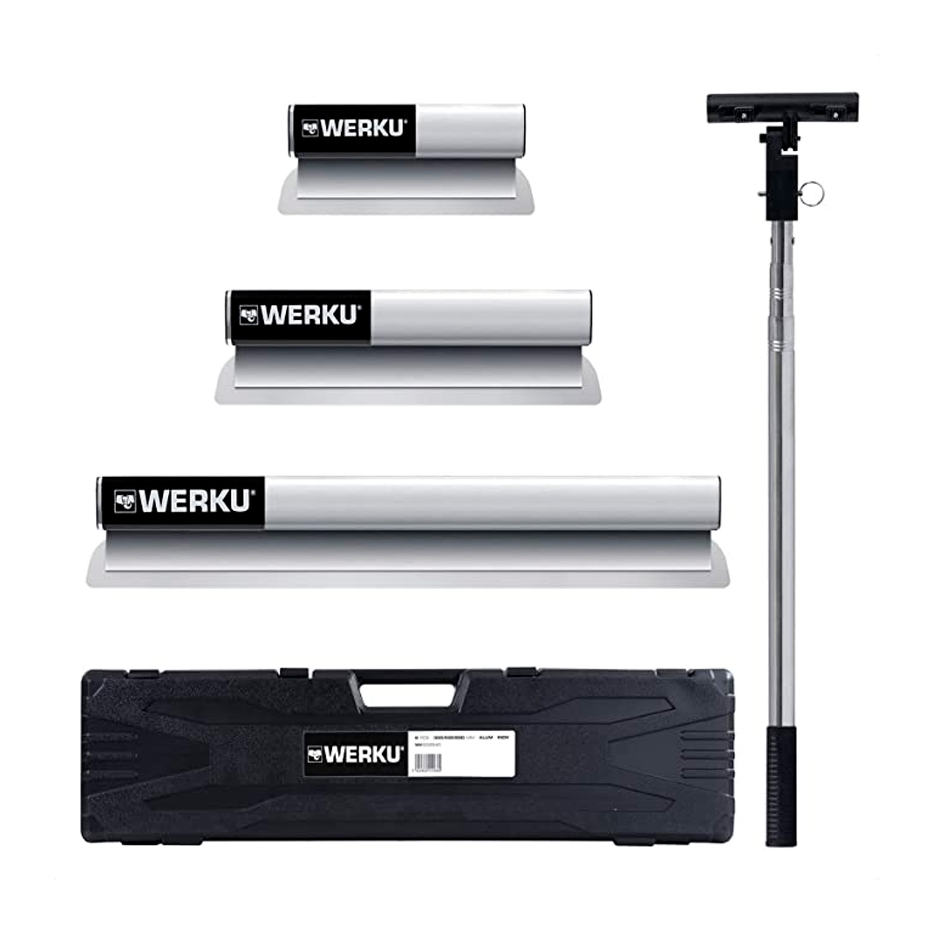 Kit Espátulas Inox com Cabo Telescópico Werku