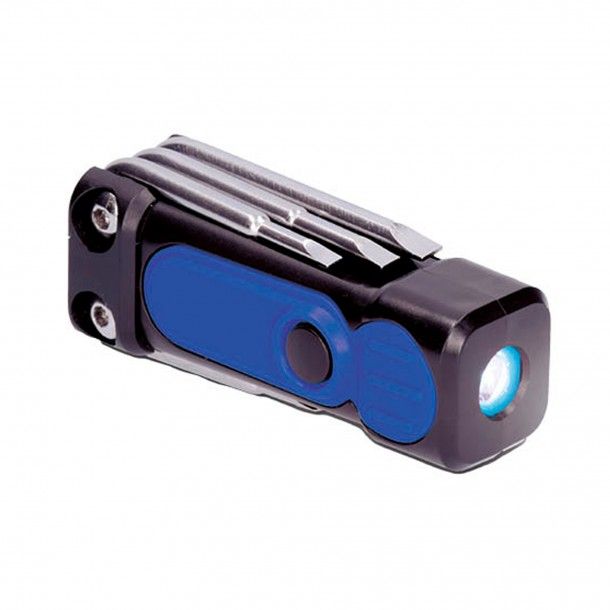 Lanterna LED Multiusos com Chaves ABS Pilhas 10Lm Lanterna LED Multiusos com Chaves ABS Pilhas 10Lm