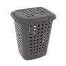 Cesto de Roupa Plástico Antracite 55L Cesto de Roupa Plástico Antracite 55L