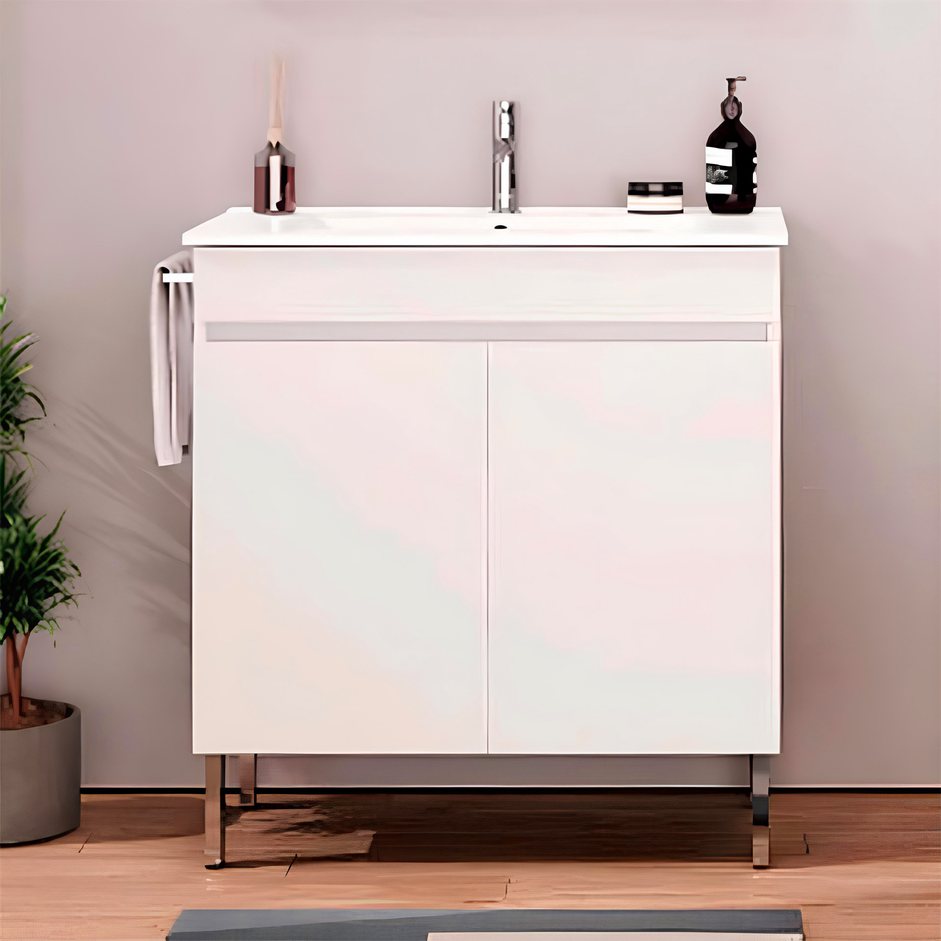 Móvel Casa de Banho Luana 80 com Lavatório 80 Fifty Banhoazis