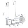 Cesto para Duche 30x12x37cm Cromado Gedy Cesto para Duche 30x12x37cm Cromado Gedy
