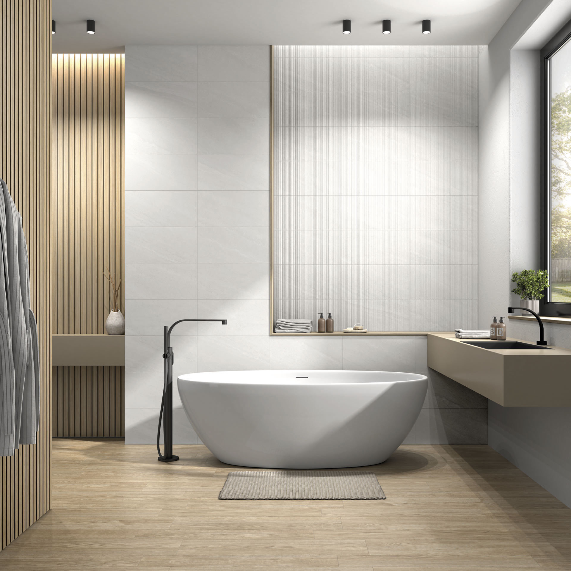 Revestimento 30x60 Bliss White Natural 1ª