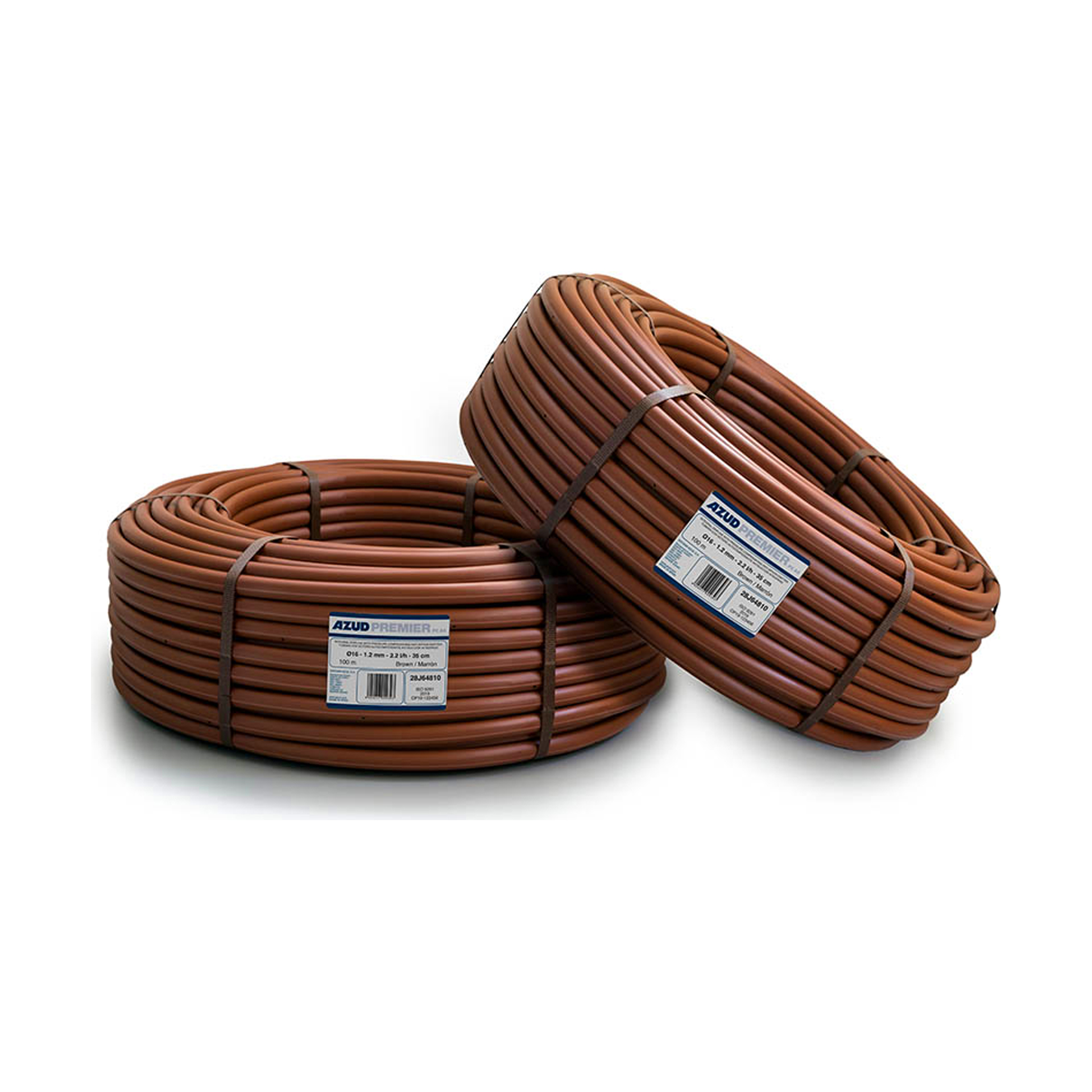 Tubo de 16mm Gota-a-Gota 35/35cm 100m Castanho